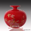 中国红陶瓷茶叶罐，高档茶叶包装罐定制